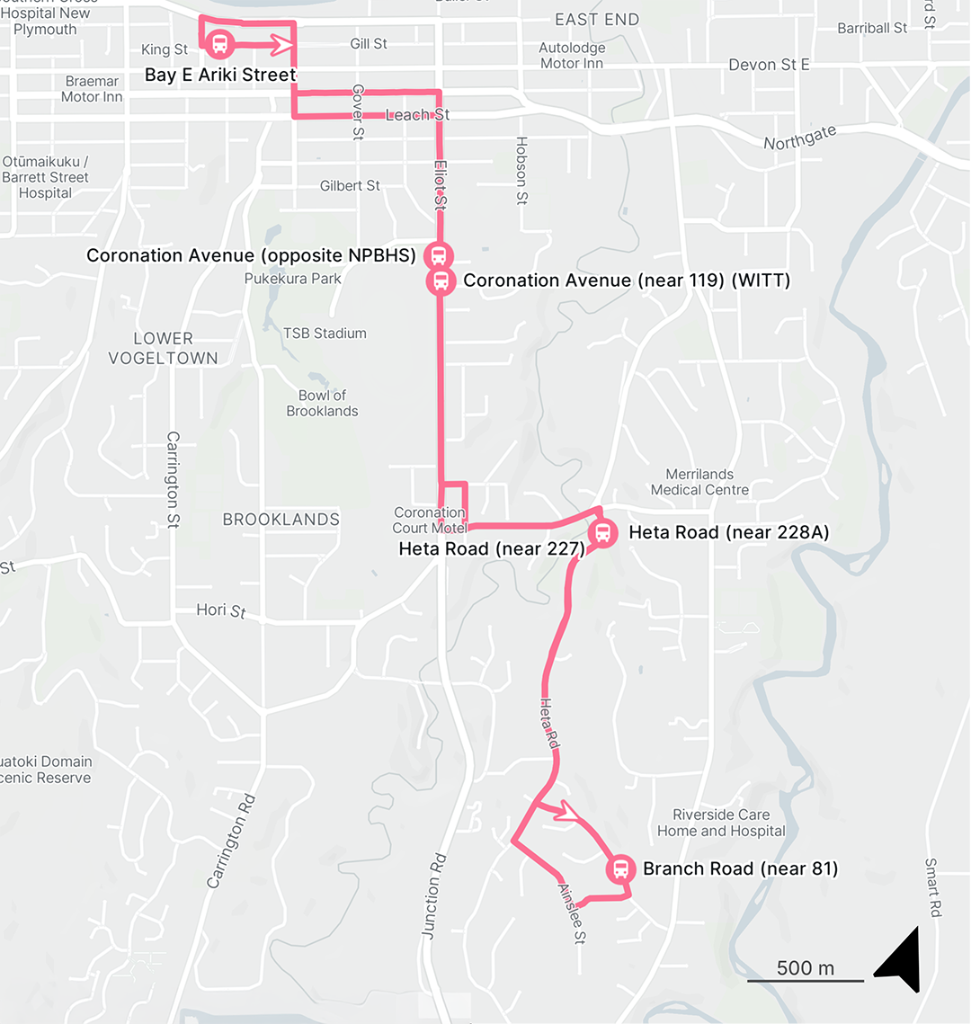 New Route Map