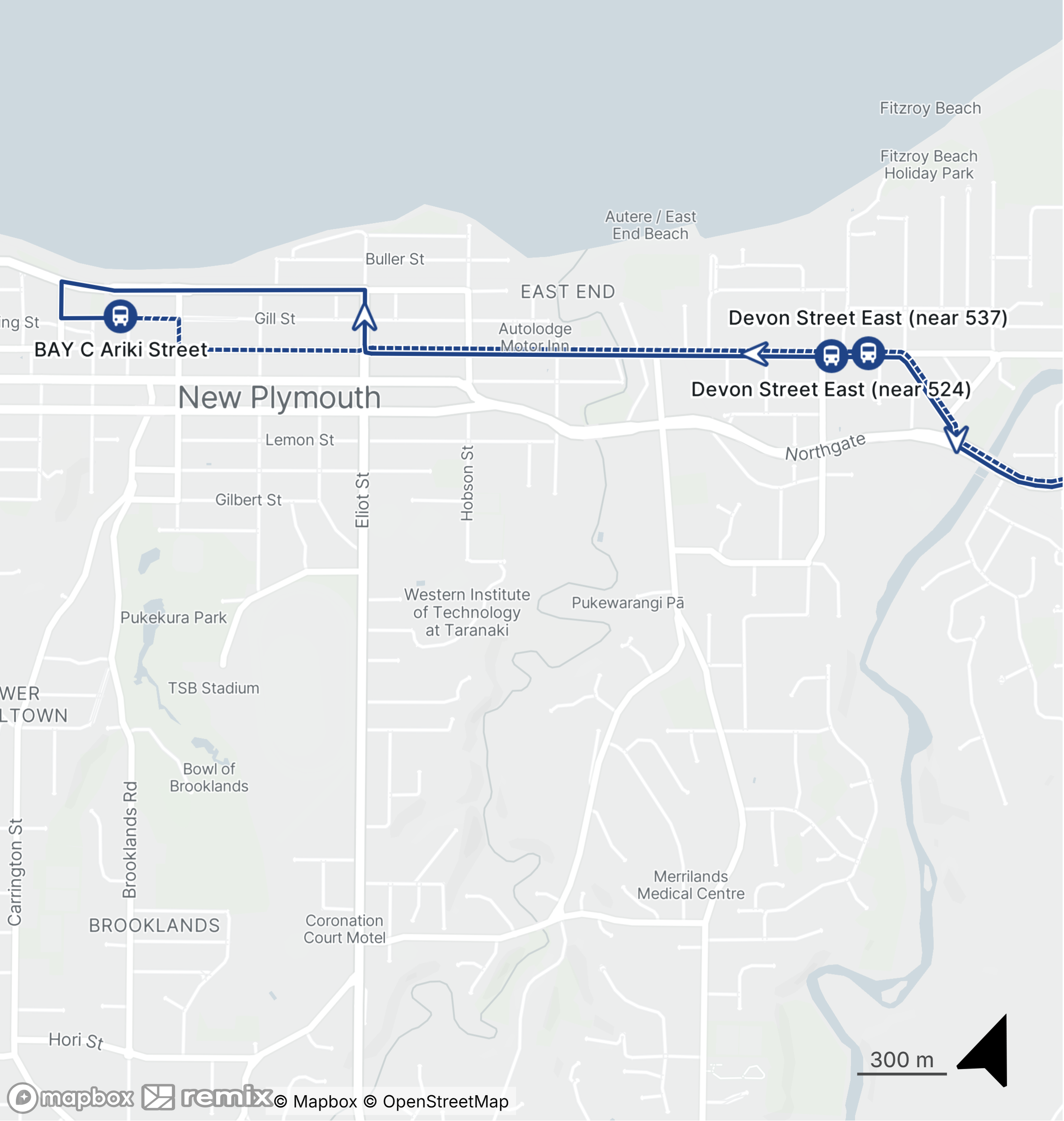 Route 20 New Plymouth Map